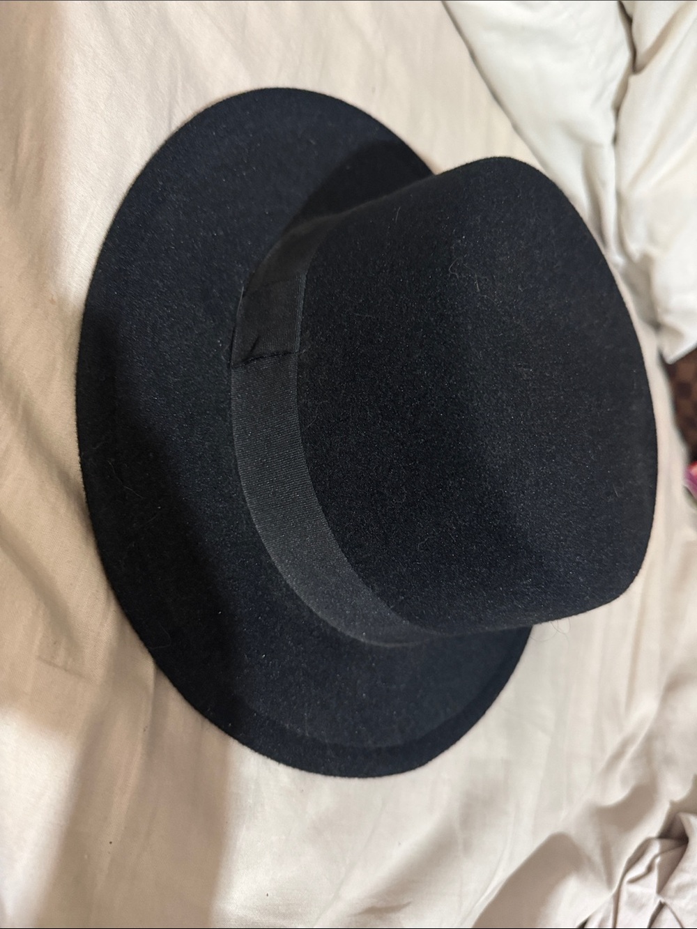 EARTHBOUND Black Felt Topper Hat with Band